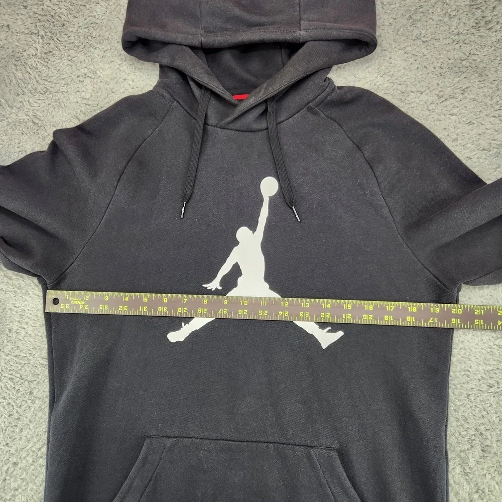 Air Jordan Standard Fit Hoodie Mens Size S Black Jumpman Logo